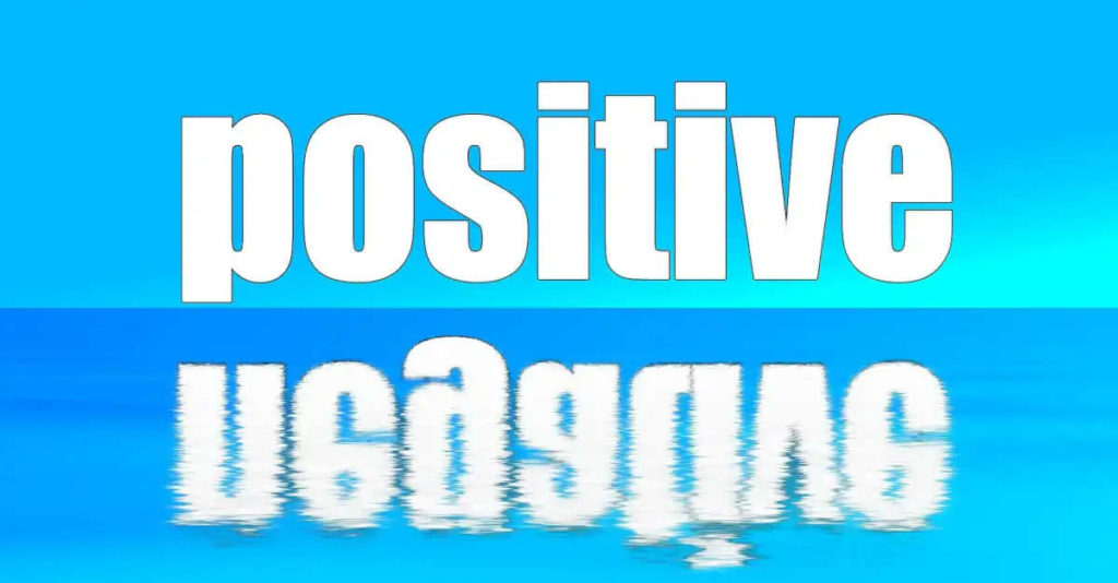 Imagen positivo en inglés